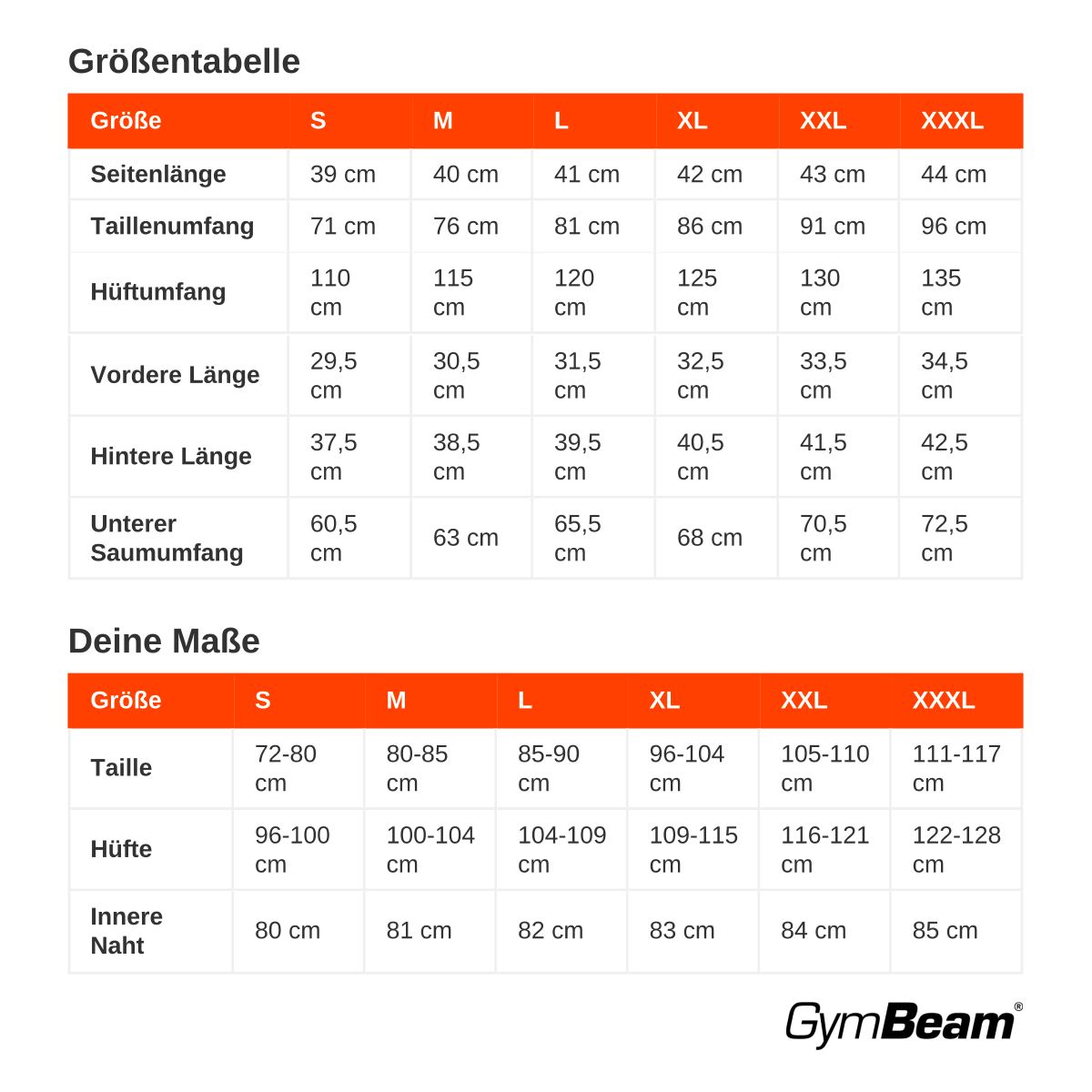 Grüne Herren-Shorts mit elastischem Bund und weißem GymBeam-Logo.