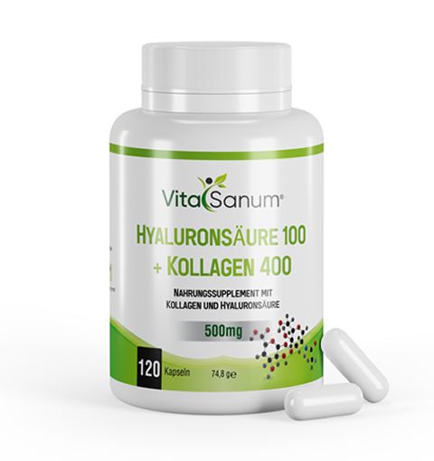 VitaSanum® Hyaluronsäure 100 + Kollagen 400