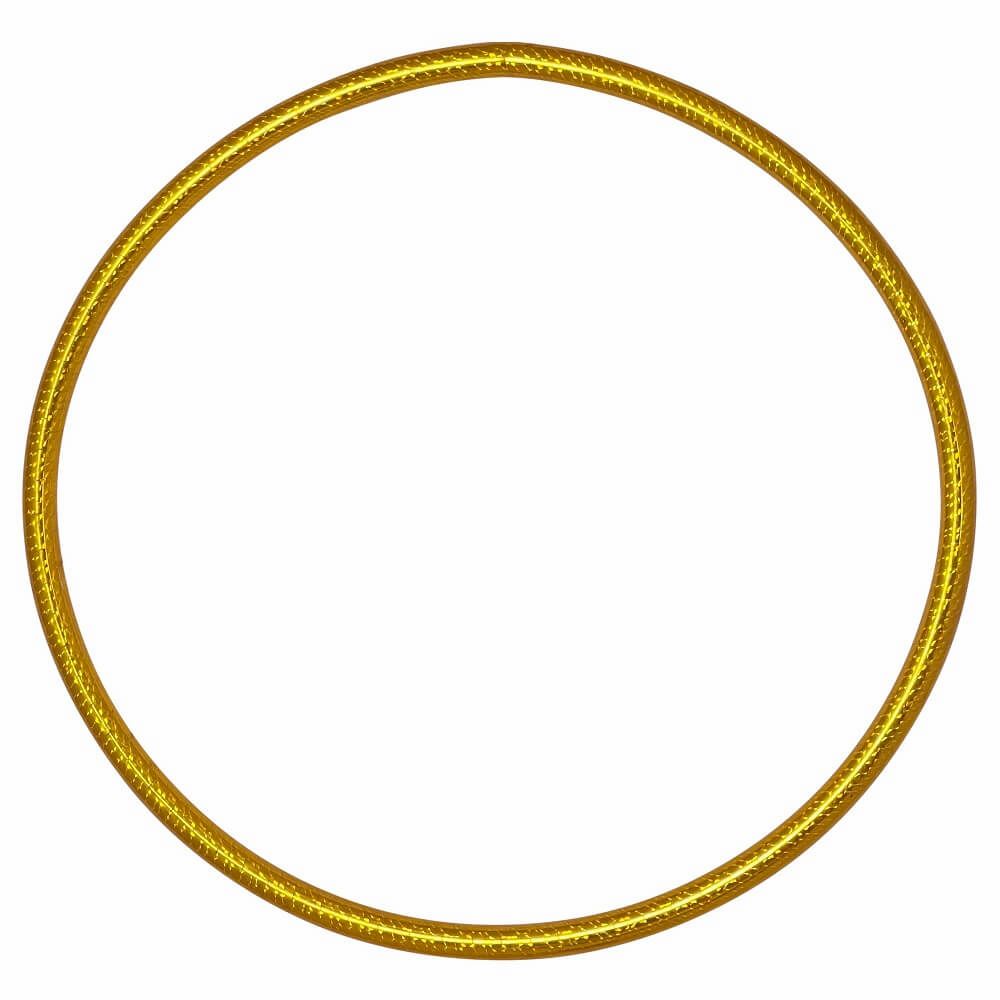 Hoopomania Hologramm Kinder-Hula-Hoop | Ø 60 cm | Gelb