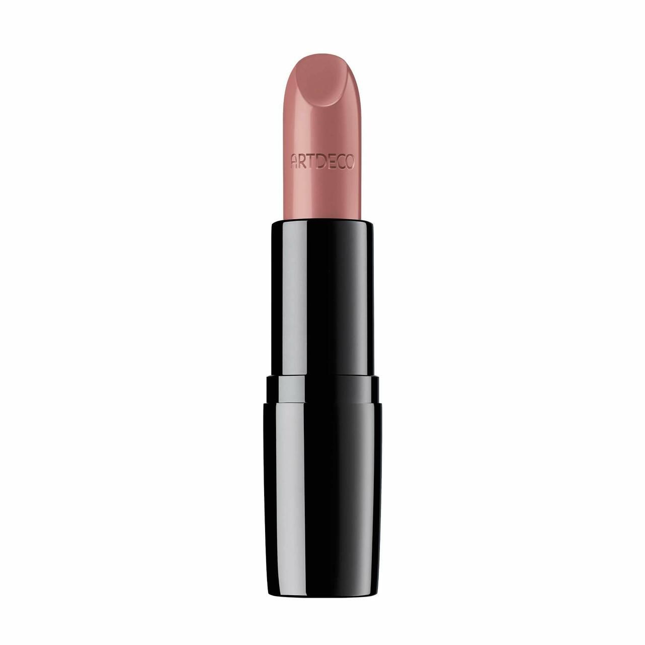 ARTDECO Lippenstift in Nude-Ton mit schwarzem Gehäuse.