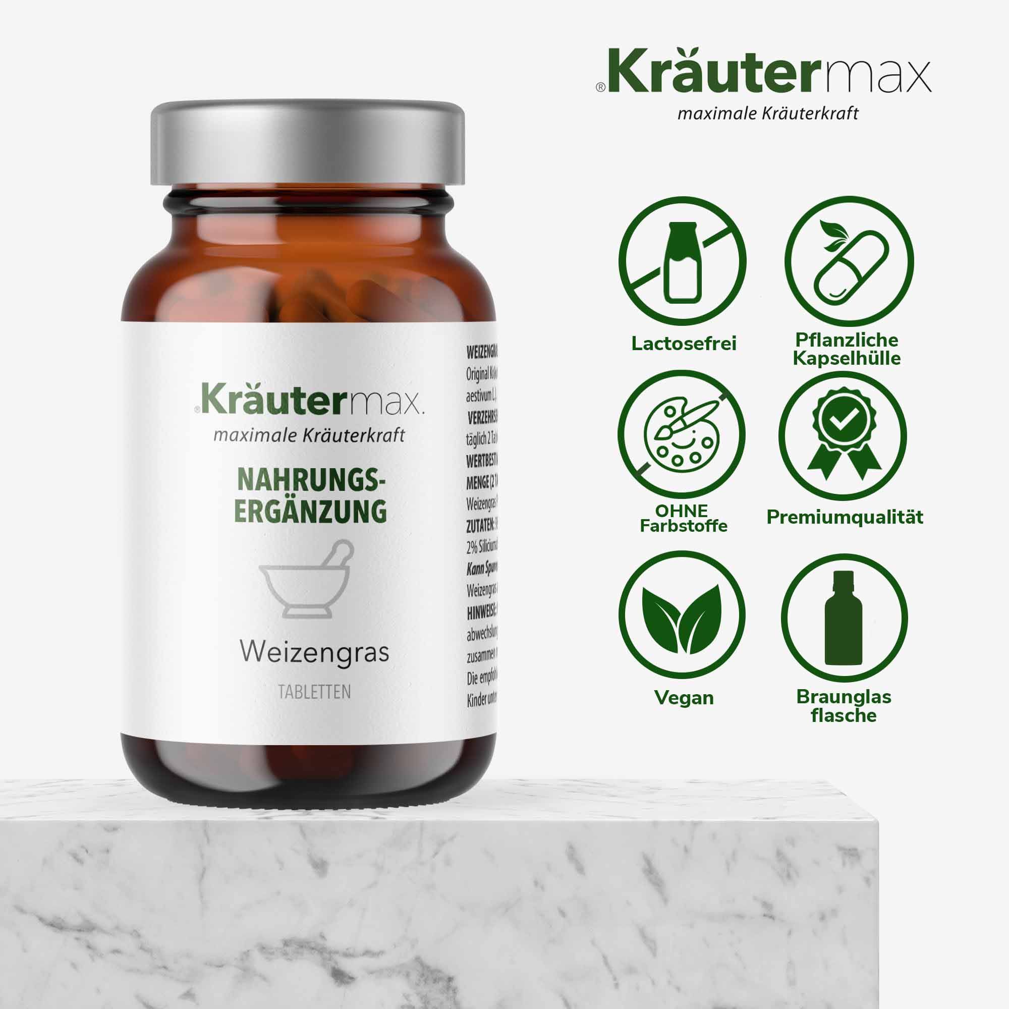 Kräutermax Weizengras Tabletten