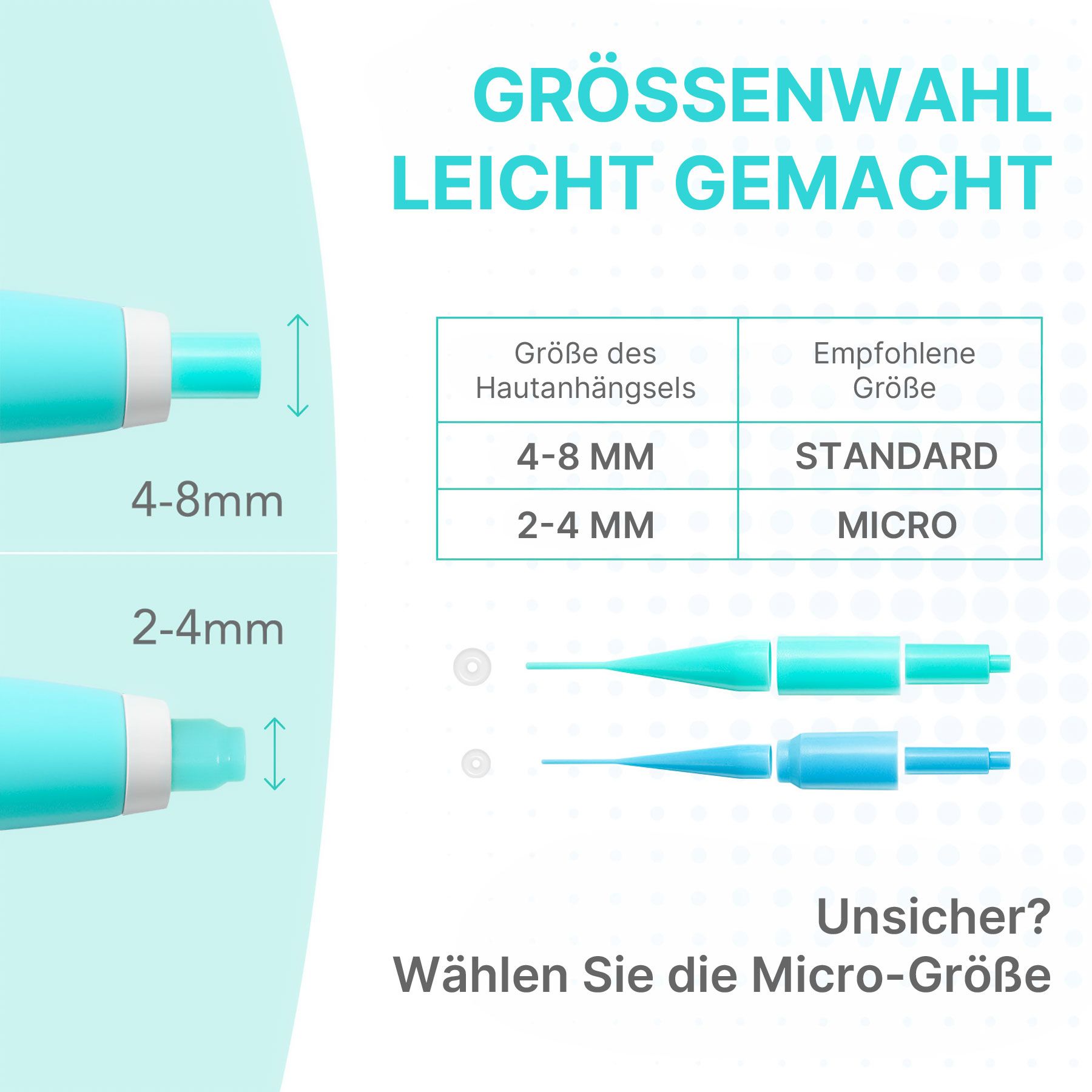 ALIVER Warzen-Behandlungsstift Entferner Skin Tag Removal Set 2in1 Anti Warzenentferner