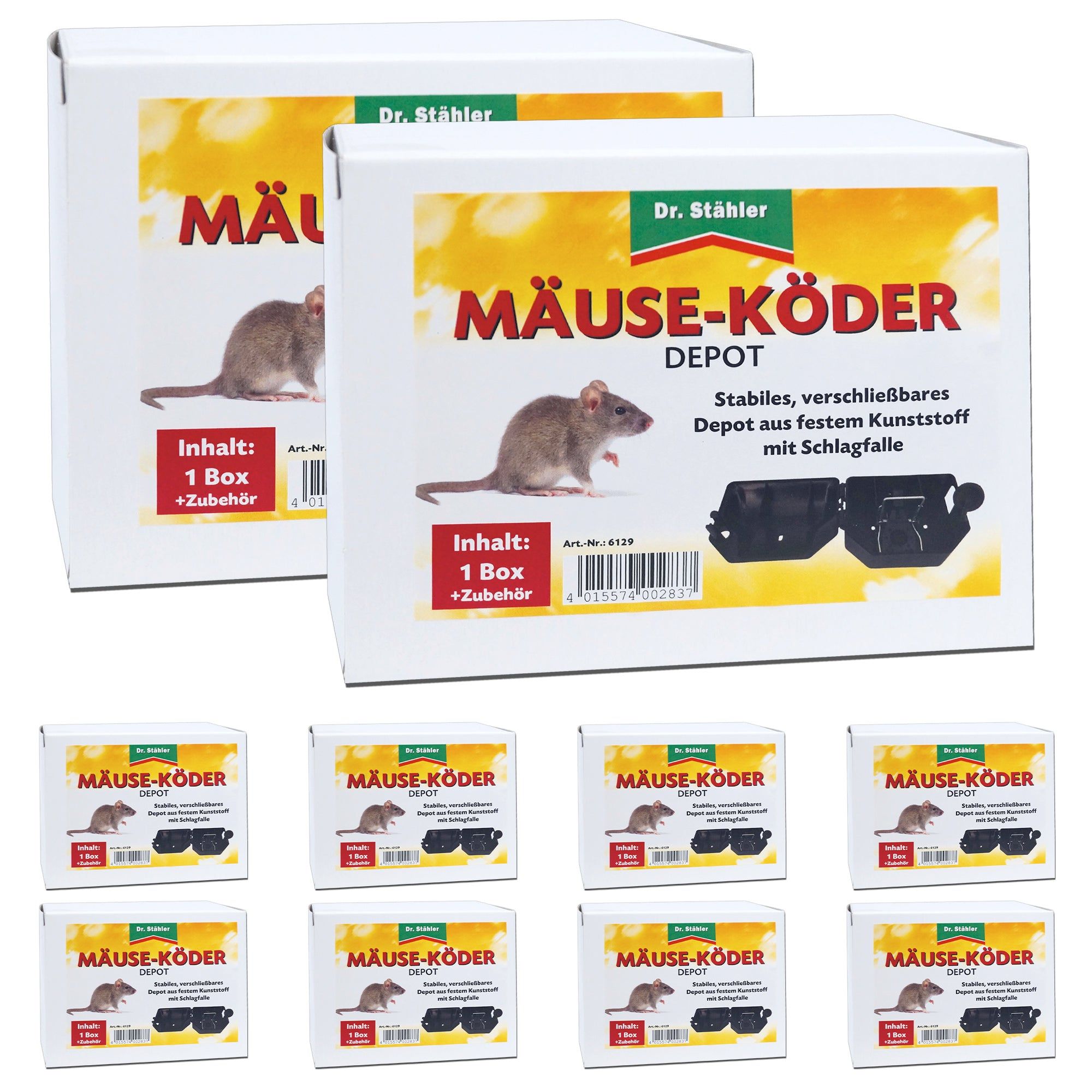 SILBERKRAFT Mäuseköder-Depot