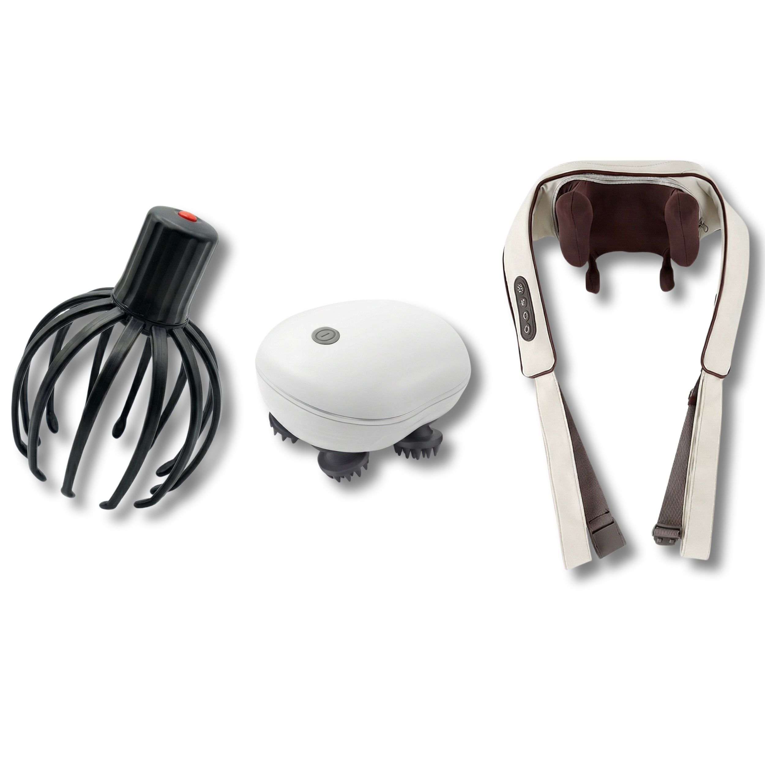 360° Experten-Massagebox – Kopfhaut-Massager + 3D-Körpermassage + Shiatsu