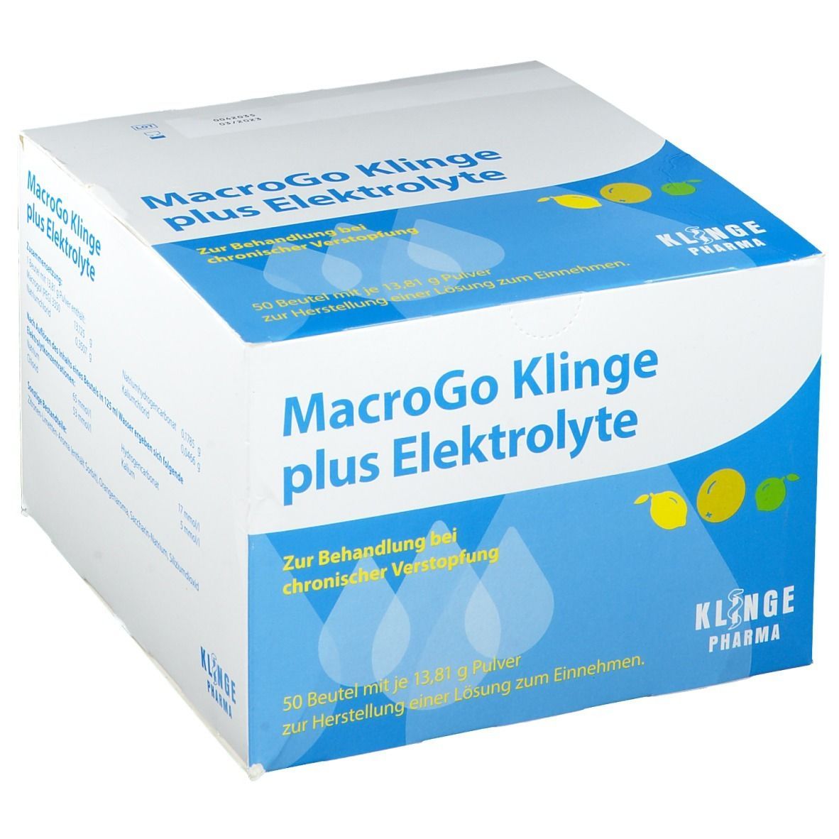 MacroGo Klinge plus Elektrolyte
