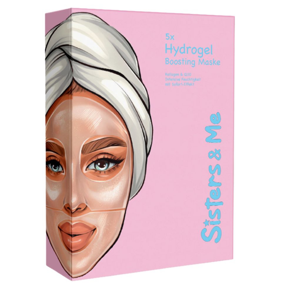 Sisters & Me Hydrogel Boosting Maske mit Q10 und Kollagen