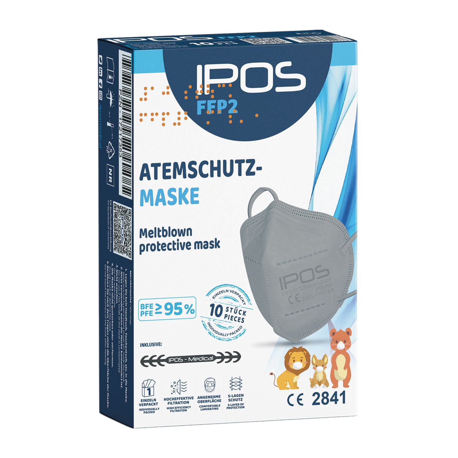 IPOS FFP2 EXTRA SMALL  Atemschutzmasken