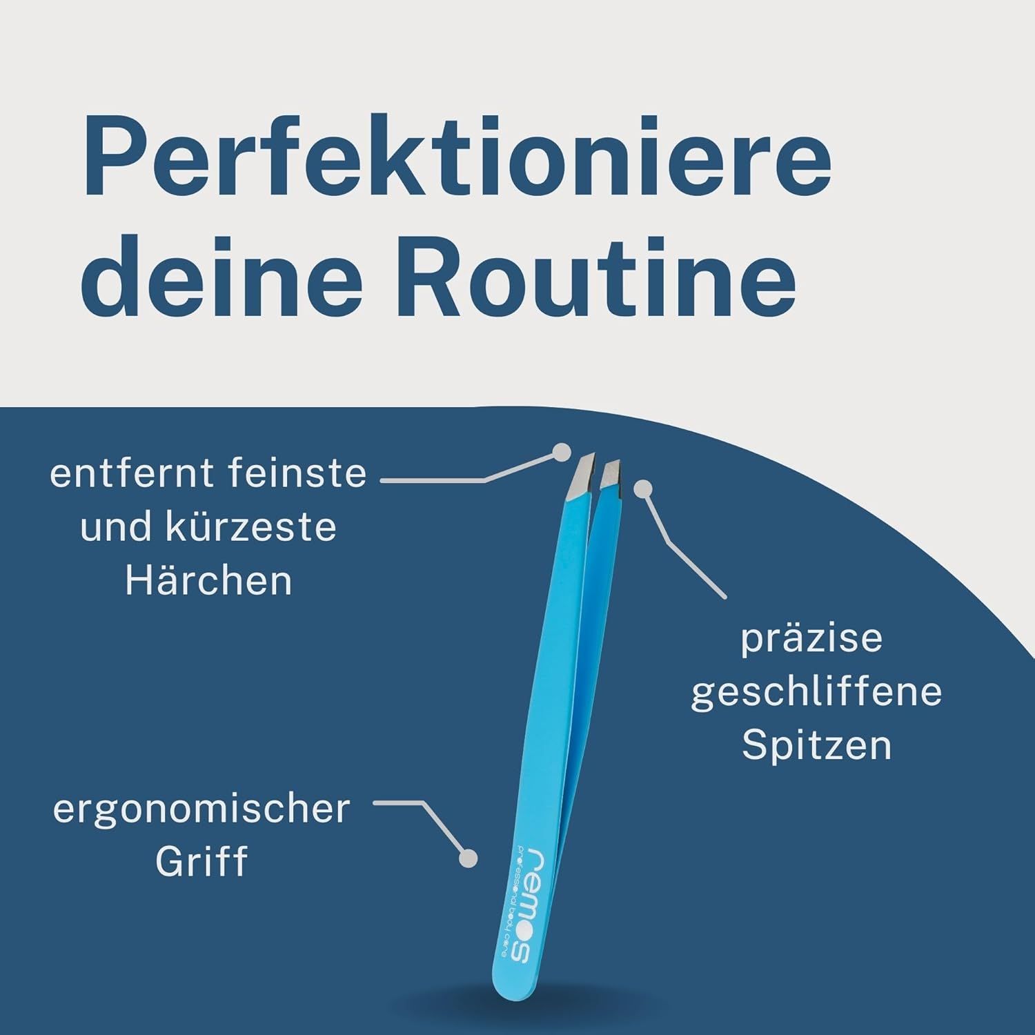 REMOS Augenbrauenpinzette schräg