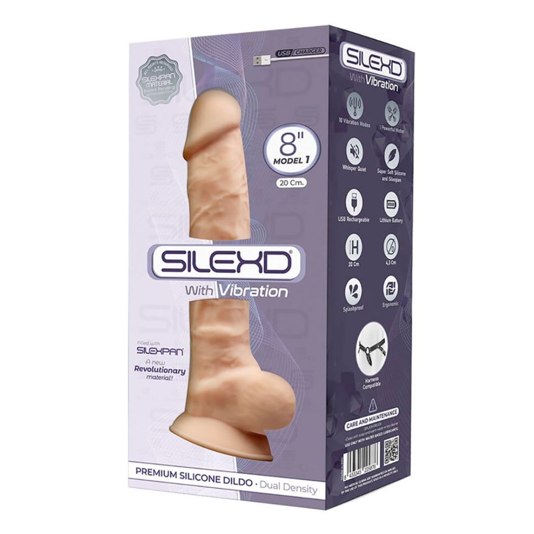 Naturvibrator "8" Model 1" mit Saugfuß | 10 Vibrationsmodi | Silexd