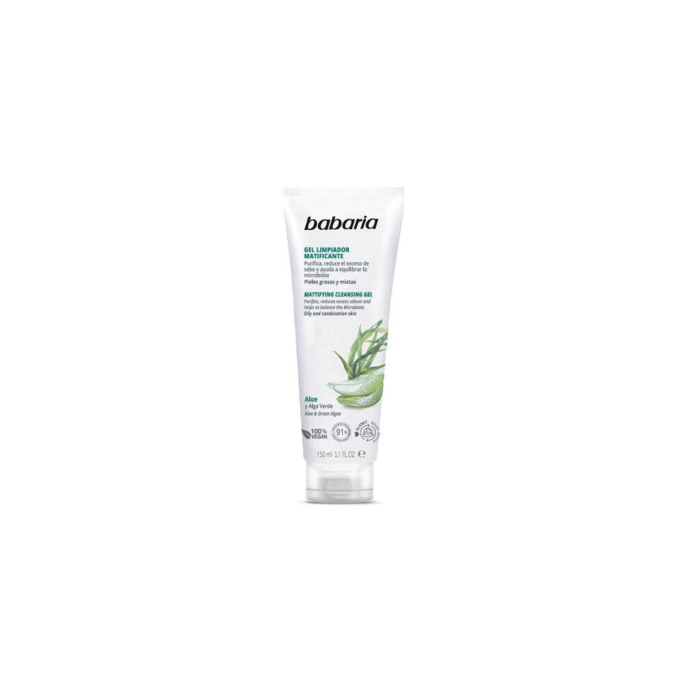 aloe vera mattifying facial cleansing gel