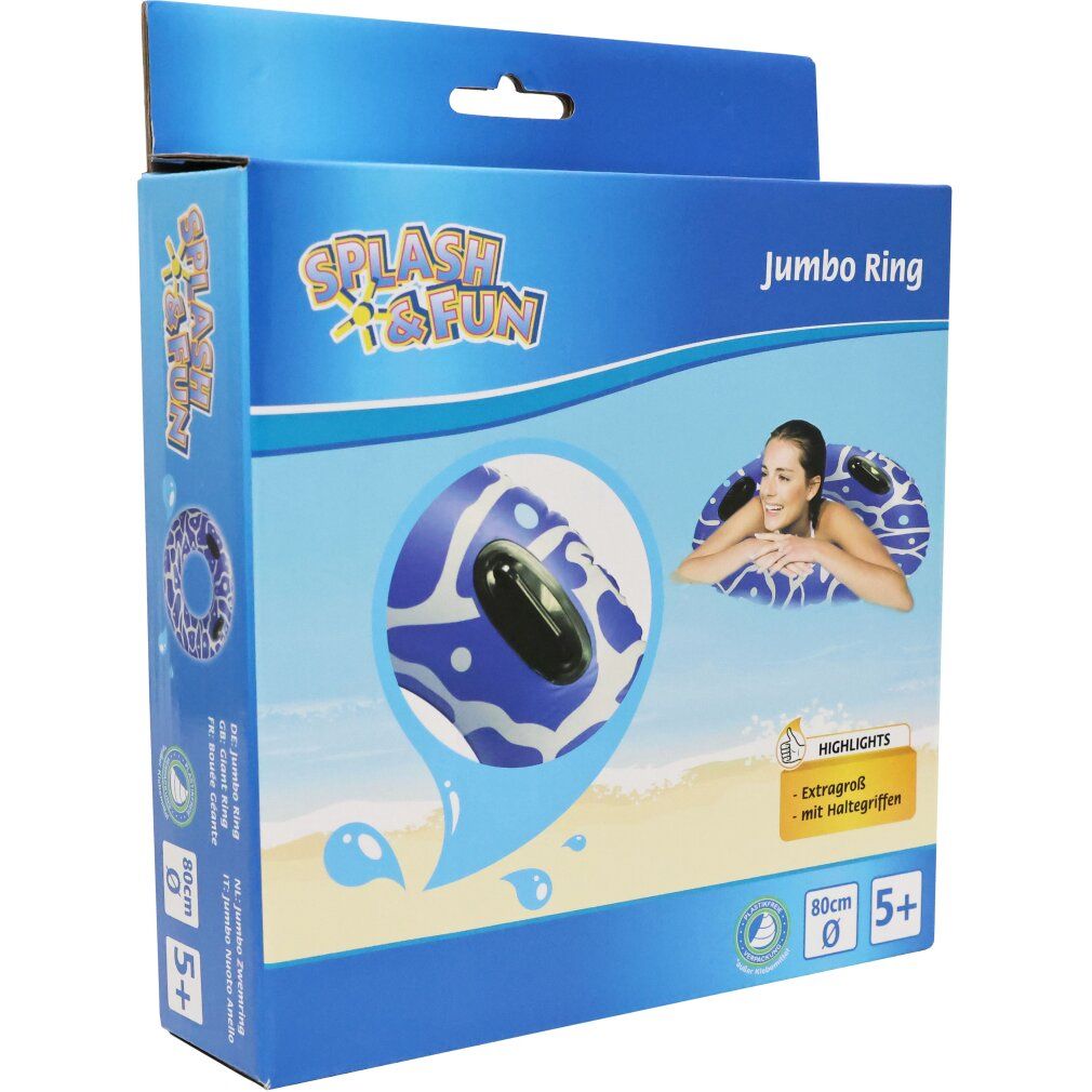 VEDES Großhandel GmbH - Ware Splash & Fun Schwimmring mit Griffen, # 80 cm