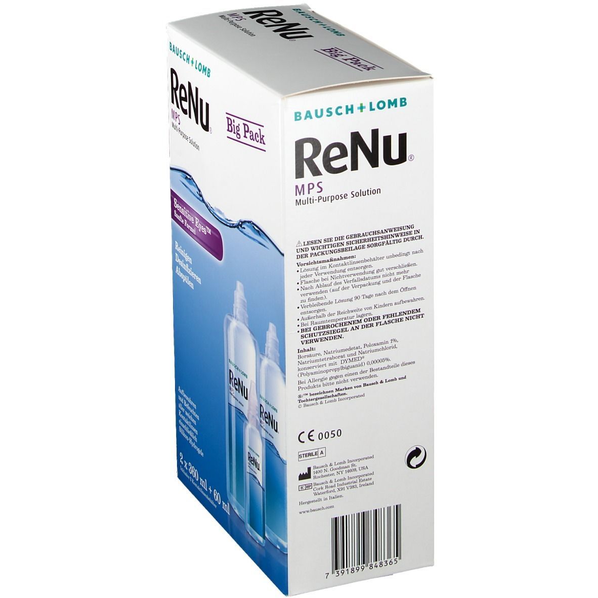 ReNu® MPS™ Big Box 2 x 360 ml + 1 x 60 ml