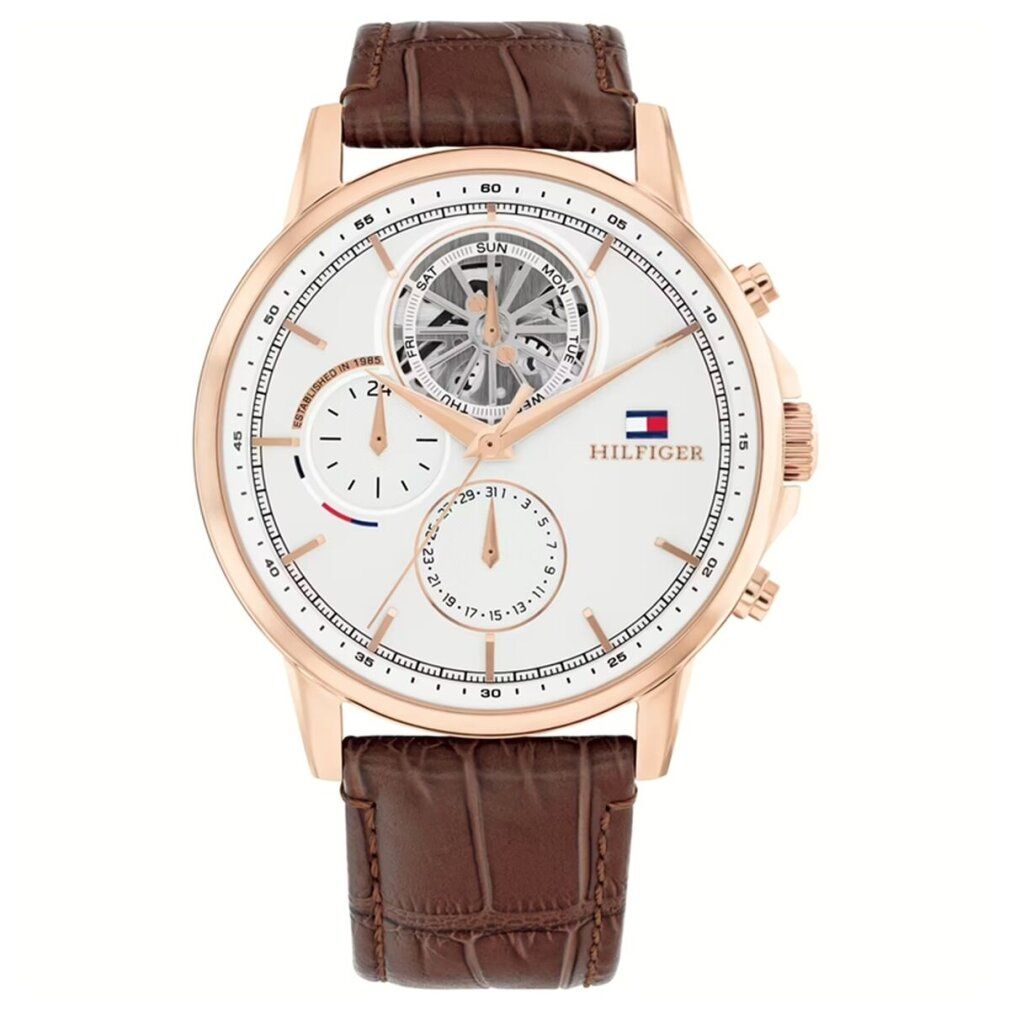 Herrenuhr Tommy Hilfiger stewart Weiß (Ø 44 mm)