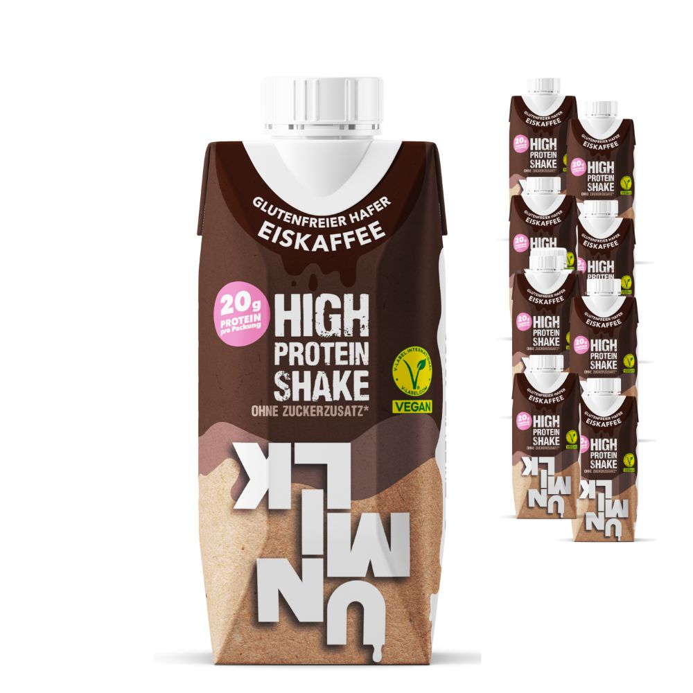 UNMILK High Protein Shake Eiskaffee 8x330 ml - Shop Apotheke