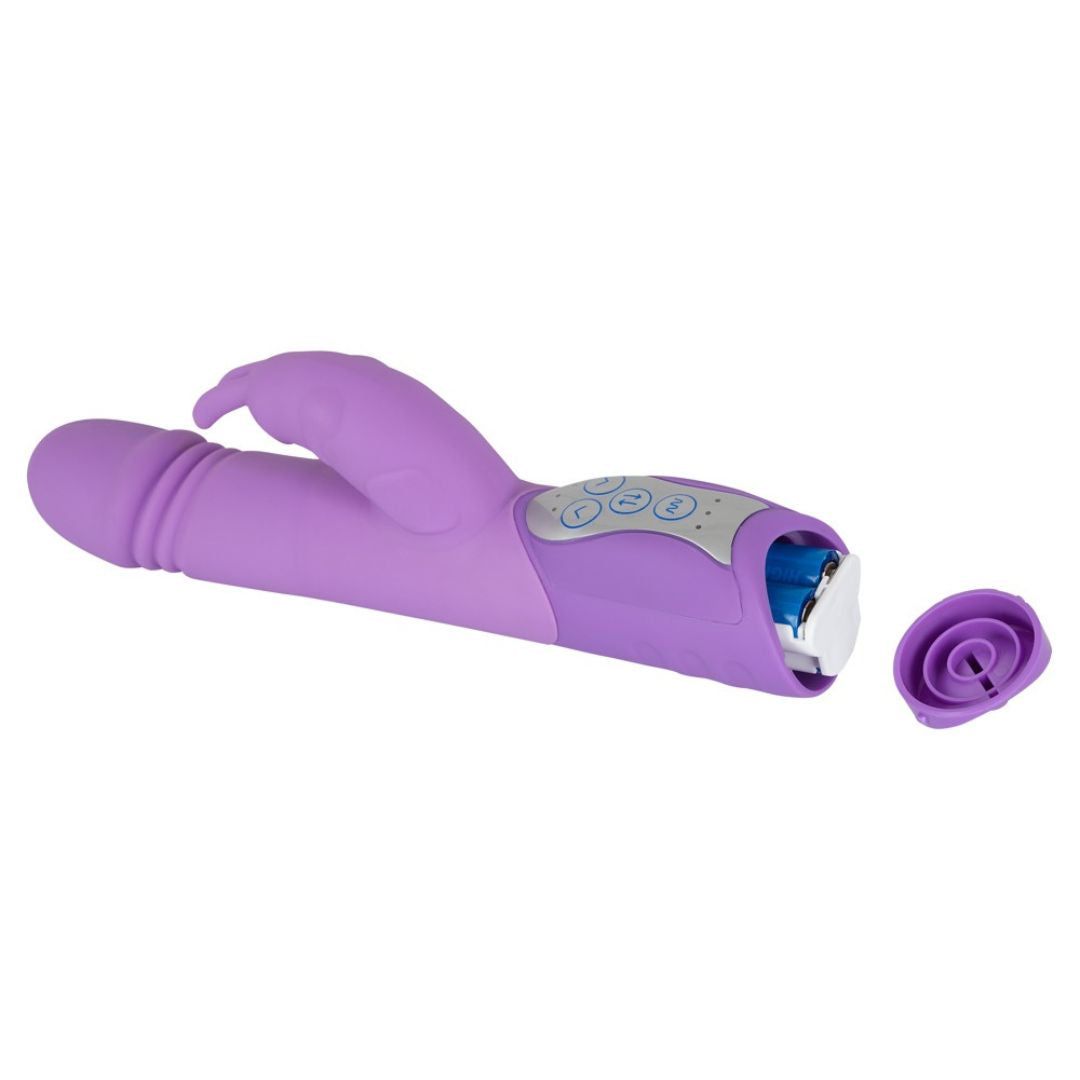 Rabbitvibrator mit Stoßfunktion „Push Vibrator“ | 10 Vibrationsmodi | Sweet Smile