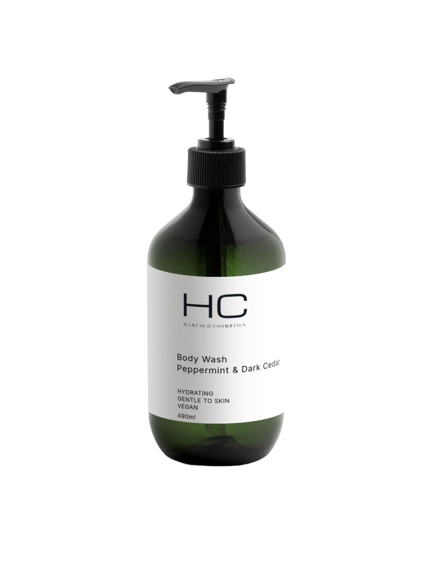 hanusch.cosmetics Body Wash Peppermint & Dark Cedar