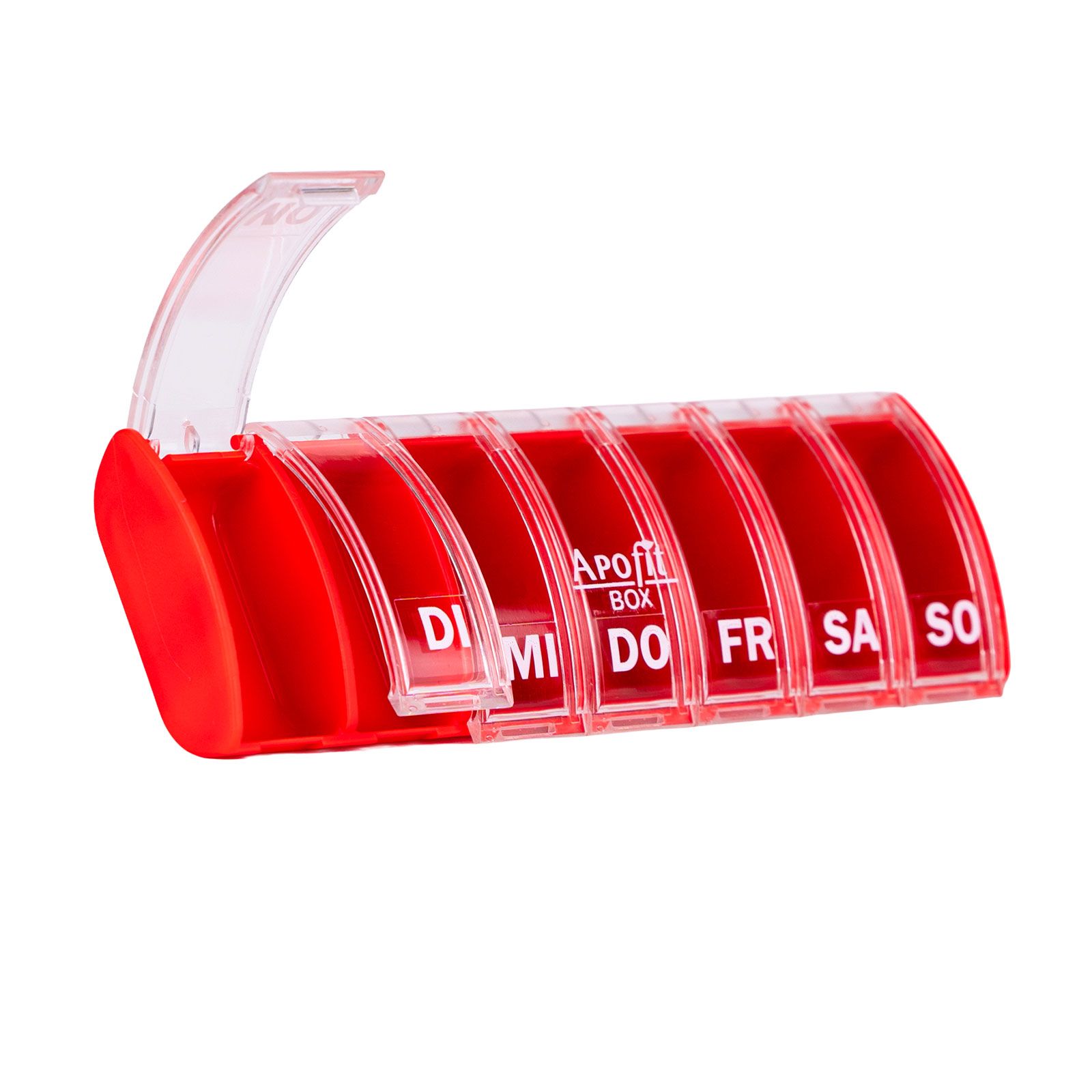 APOfit Wochendispenser 1 Dosierer Box rot
