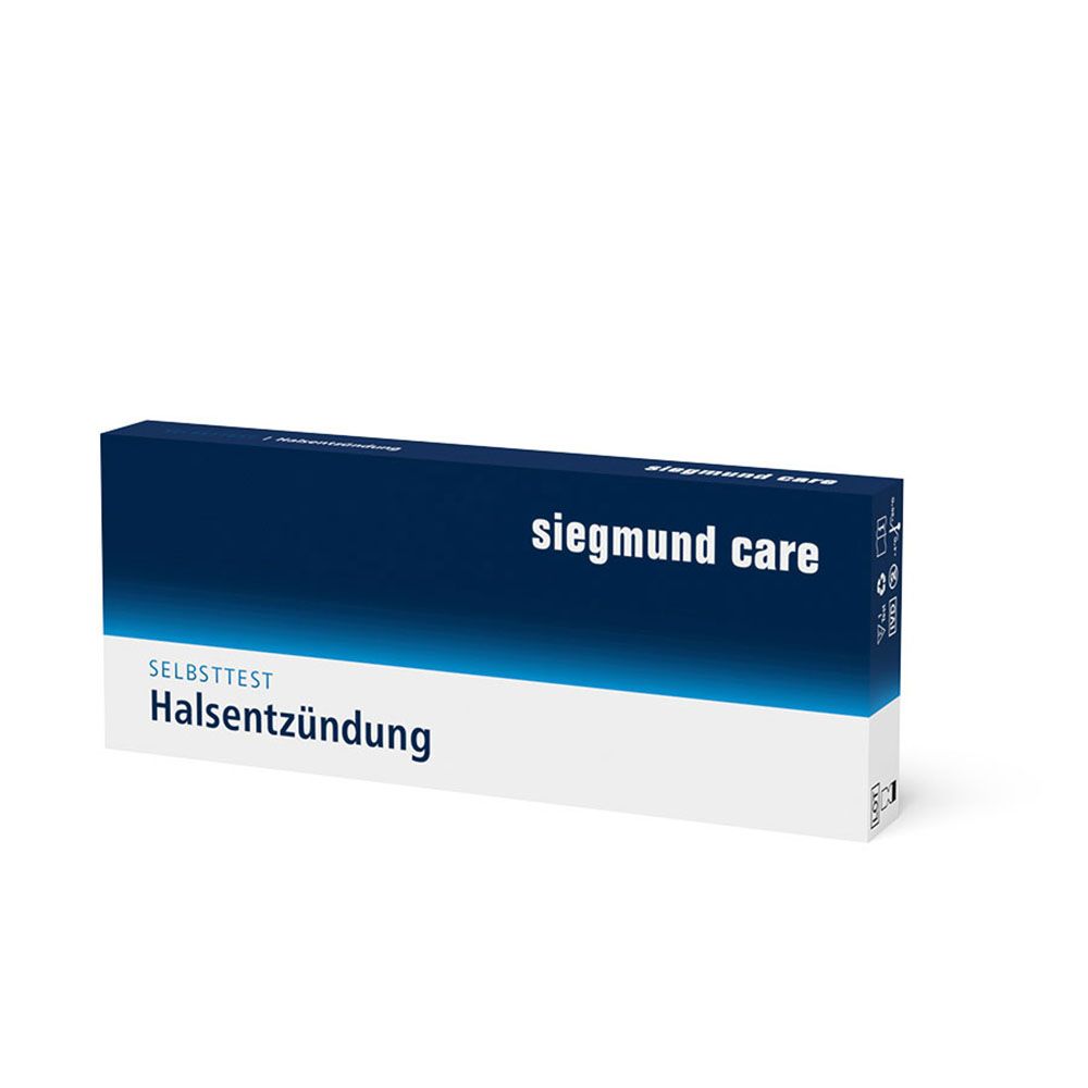 siegmund care Halsentzündung Selbsttest