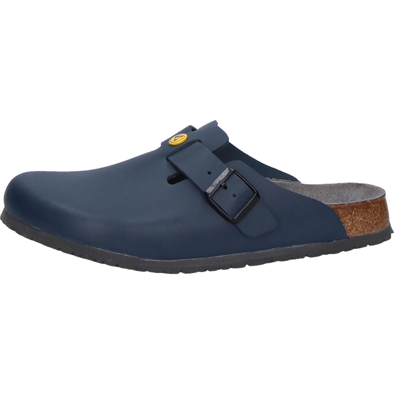 Birkenstock Boston ESD Pantolette blau normale Weite Gr. 40