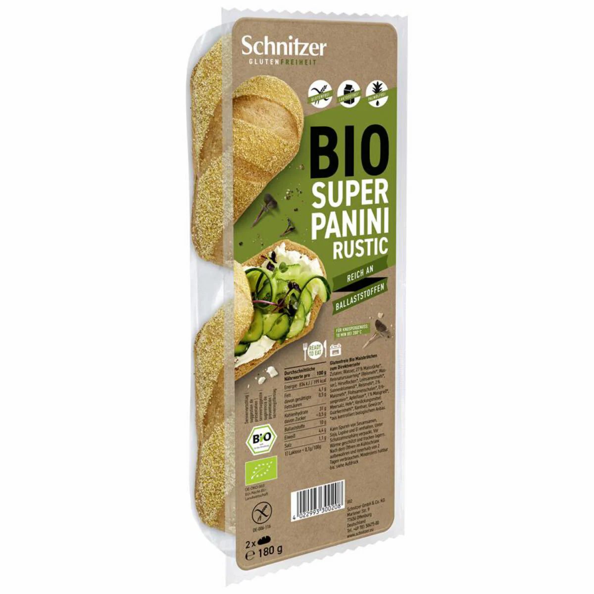 Schnitzer Super Panini Rustic glutenfrei