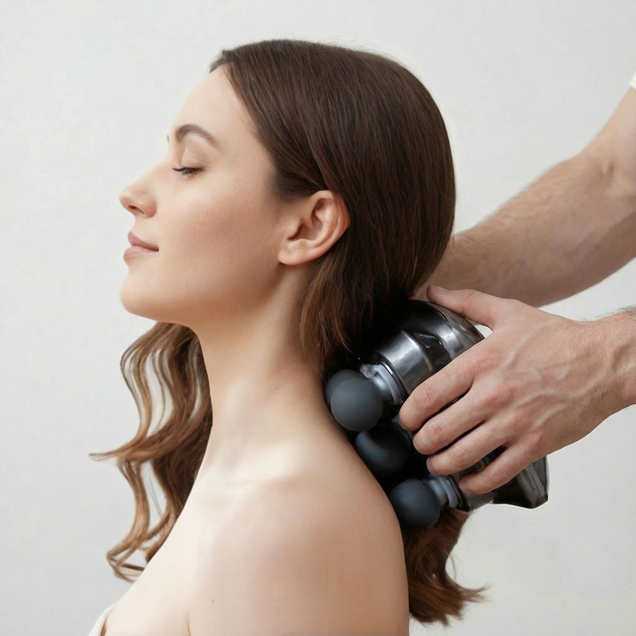 Professionelle Percussion-Massagepistole – Rotes Licht, Sportliche Regeneration & Muskelentspannung