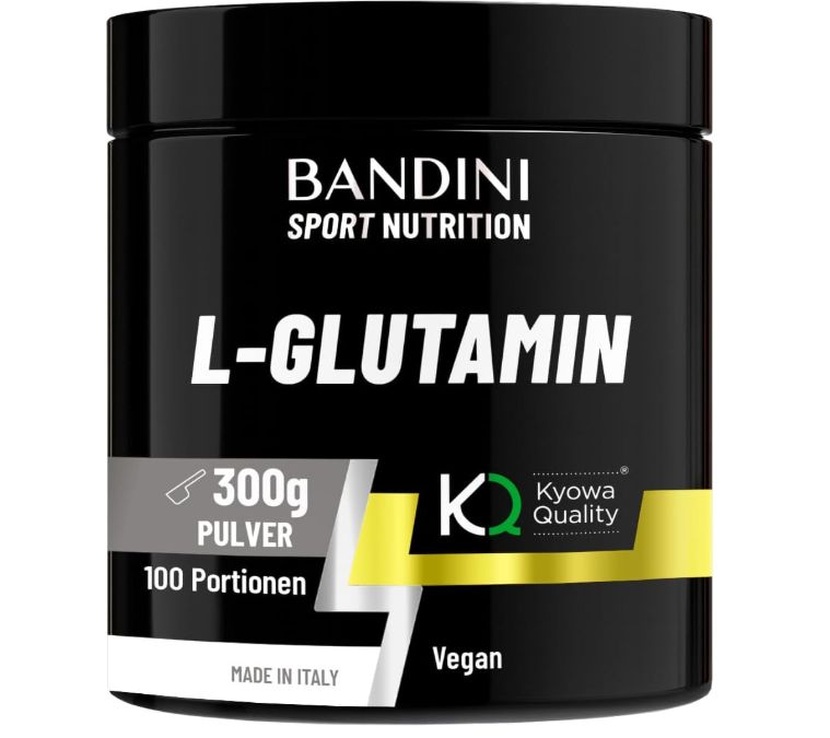 Dose L-Glutamin Pulver 300g, 100 Portionen, Kyowa Quality, vegan.