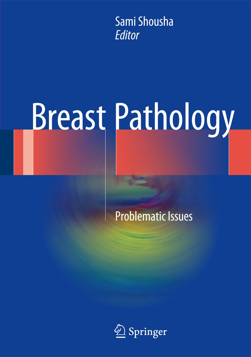 Buchcover: Breast Pathology. Autor Sami Shousha. Titel in weißer Schrift auf blauem Hintergrund. Springer-Logo unten.