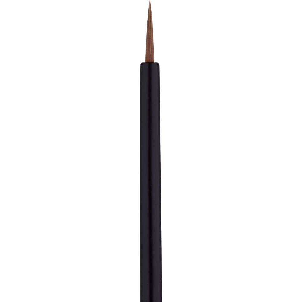 Schwarzer Eyeliner-Applikator mit brauner Spitze.