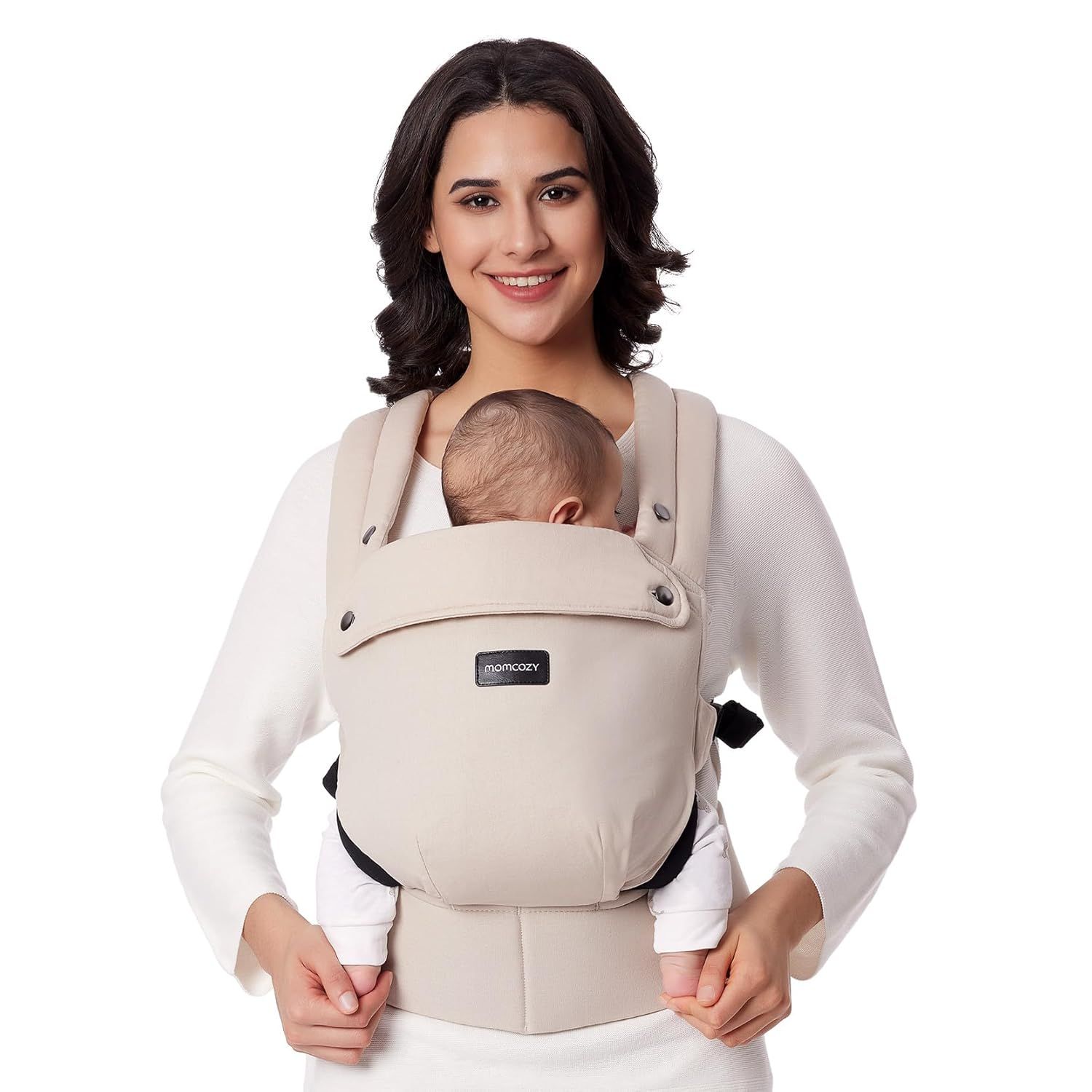 Momcozy Baby Trage - Leichte & Atmungsaktive Khaki