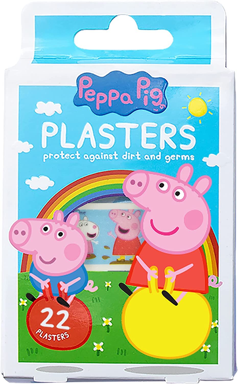 Peppa Pig Pflasters Peppa Wutz Kinder Pflasterbox Latexfrei Hypoallergen Atmungsaktiv