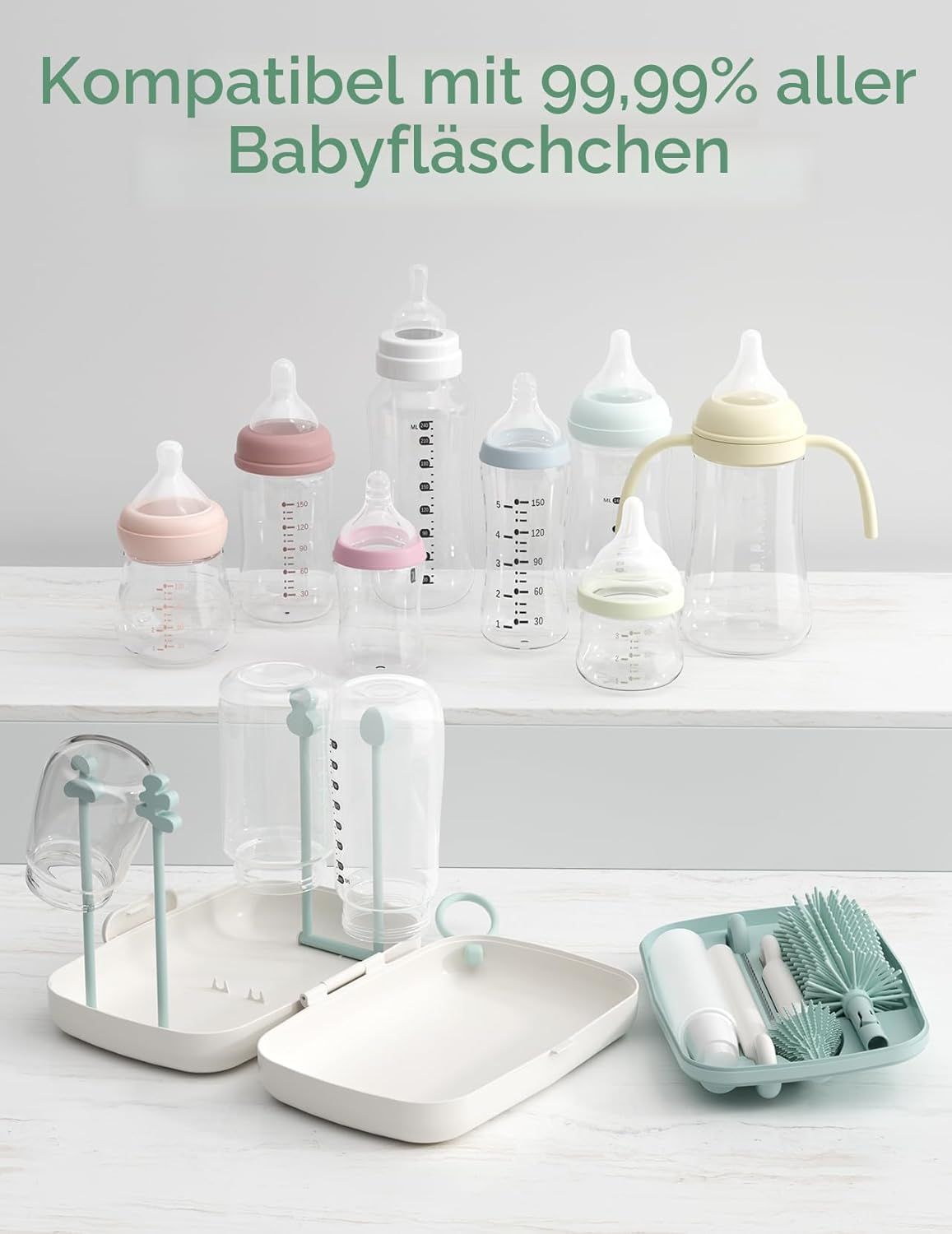 Momcozy Flaschenbürsten-Set - Babyflaschen