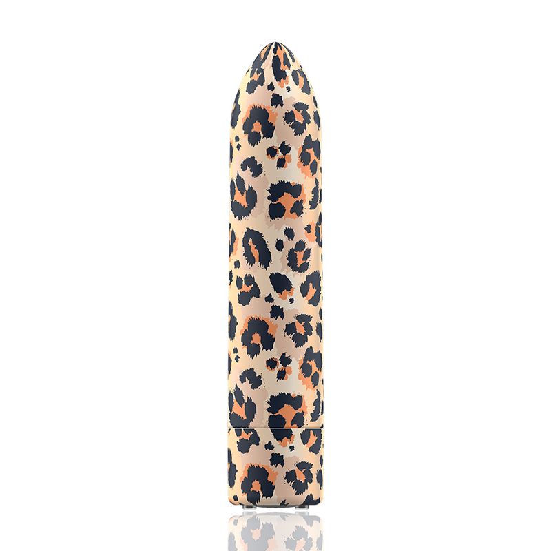 Custom Bullets - Leopard - Mini-Vibrator mit Magnetladung