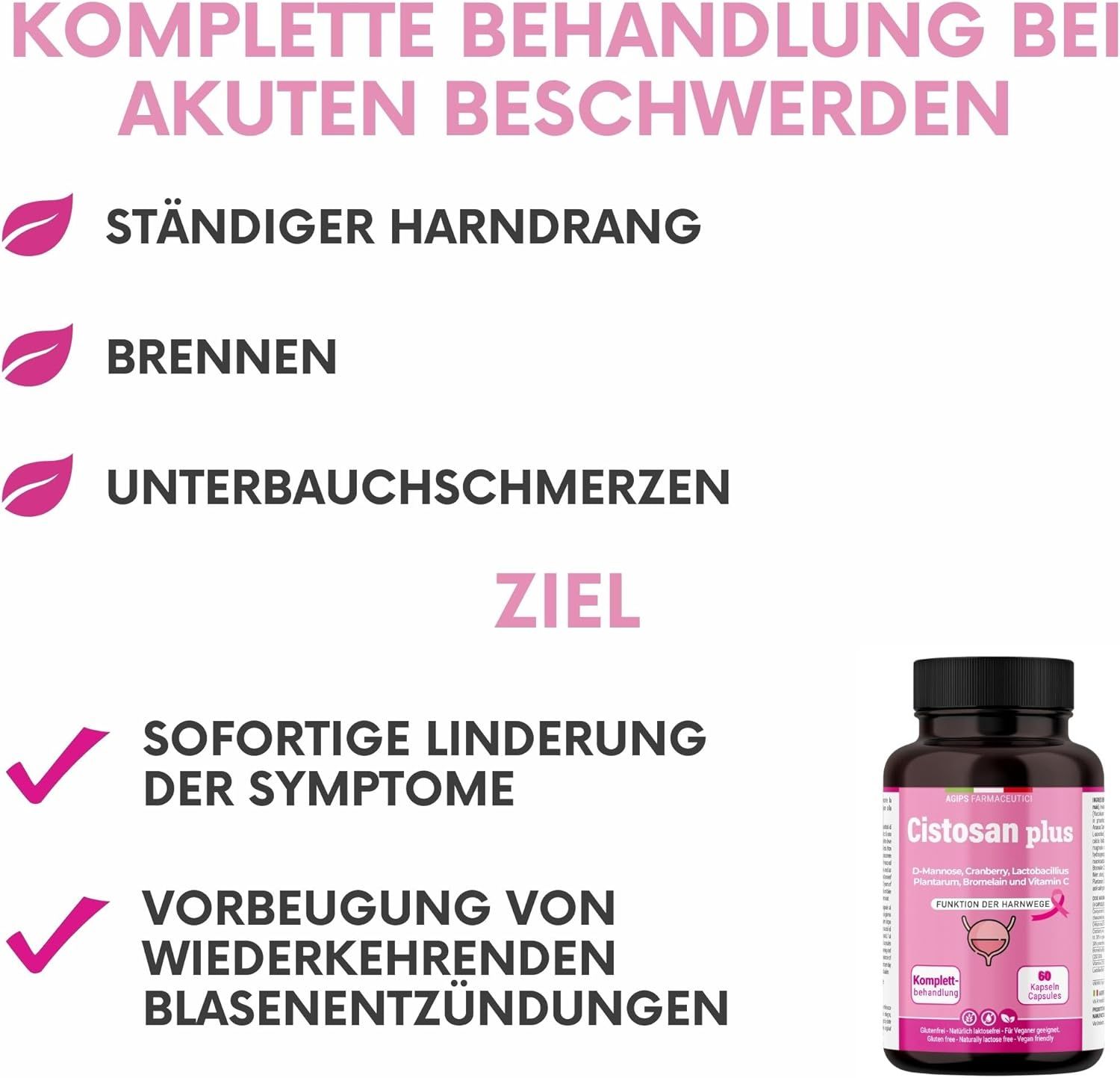 Agips  Cistosan Plus Blasenentzündung Kapseln