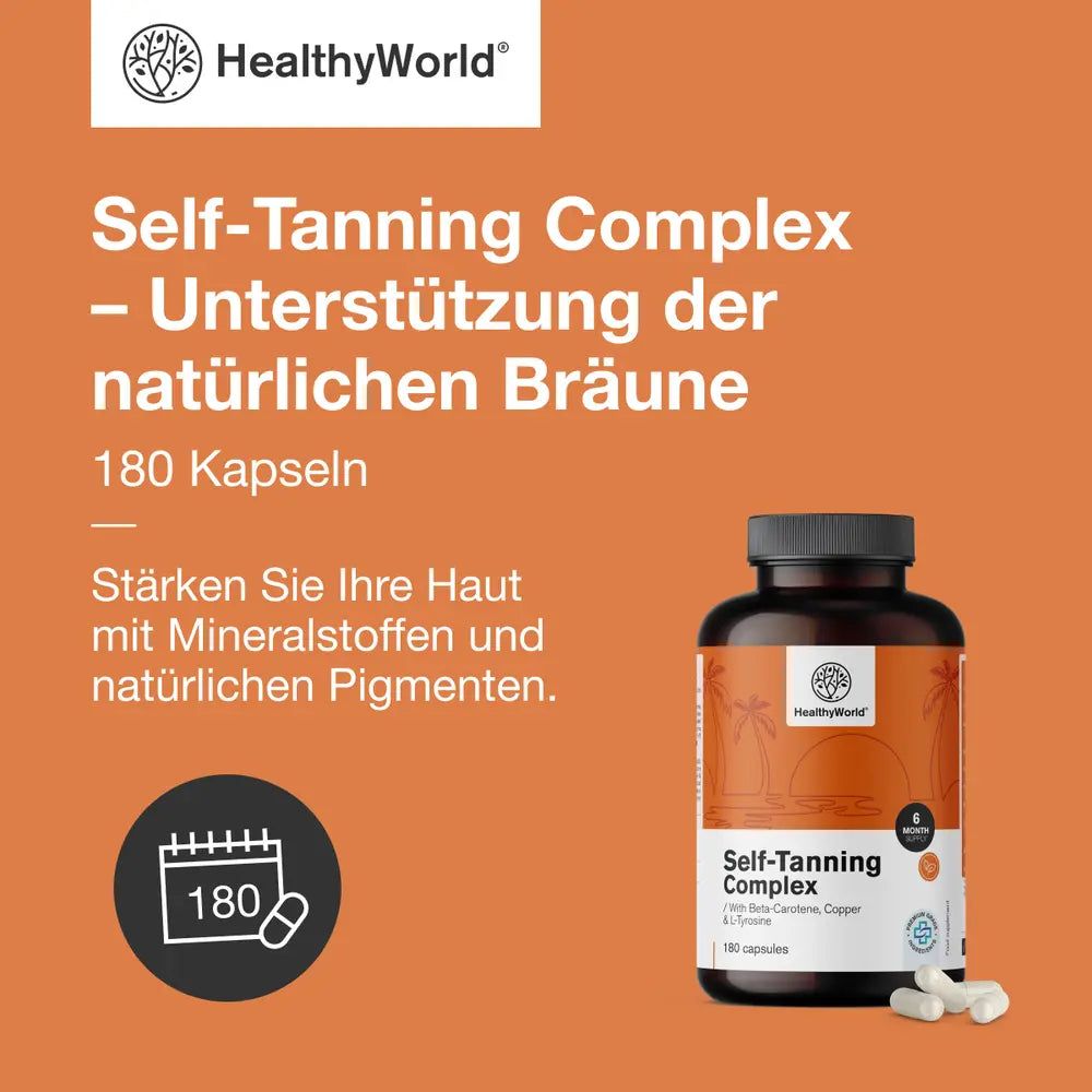 HealthyWorld Self-Tanning Complex – Unterstützung der natürlichen Bräune
