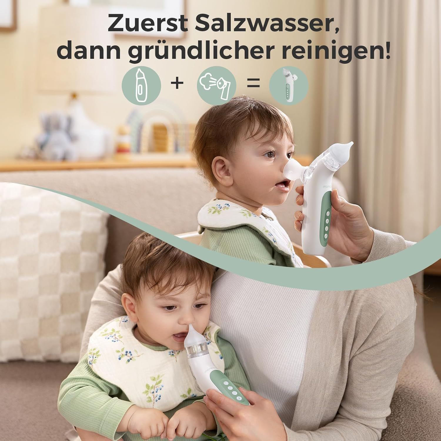 Momcozy  BreezyClear Nasensauger Baby elektrisch