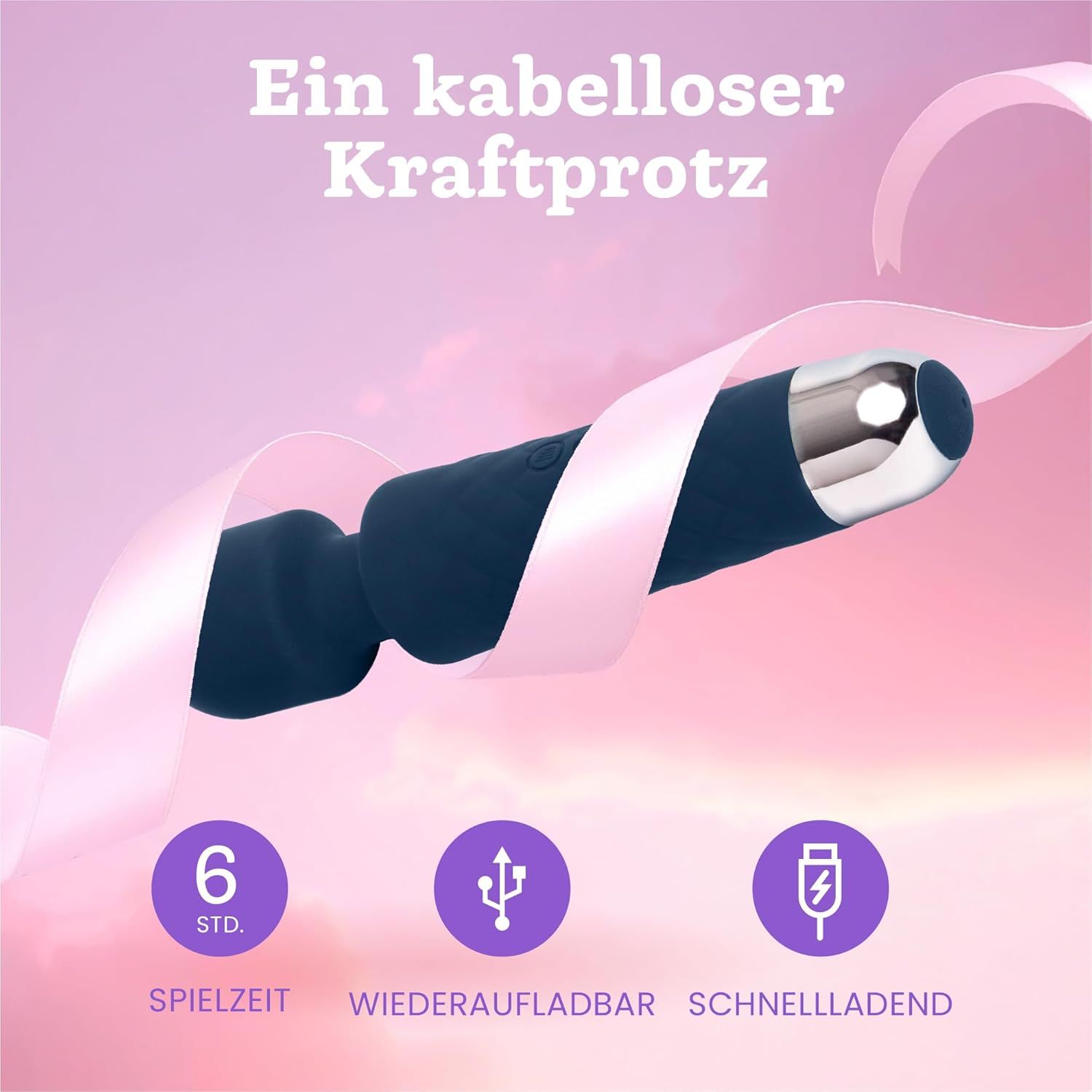 Oliver James Vibrator für Frauen - Leise & Leistungsstark Mitternachtssaphir