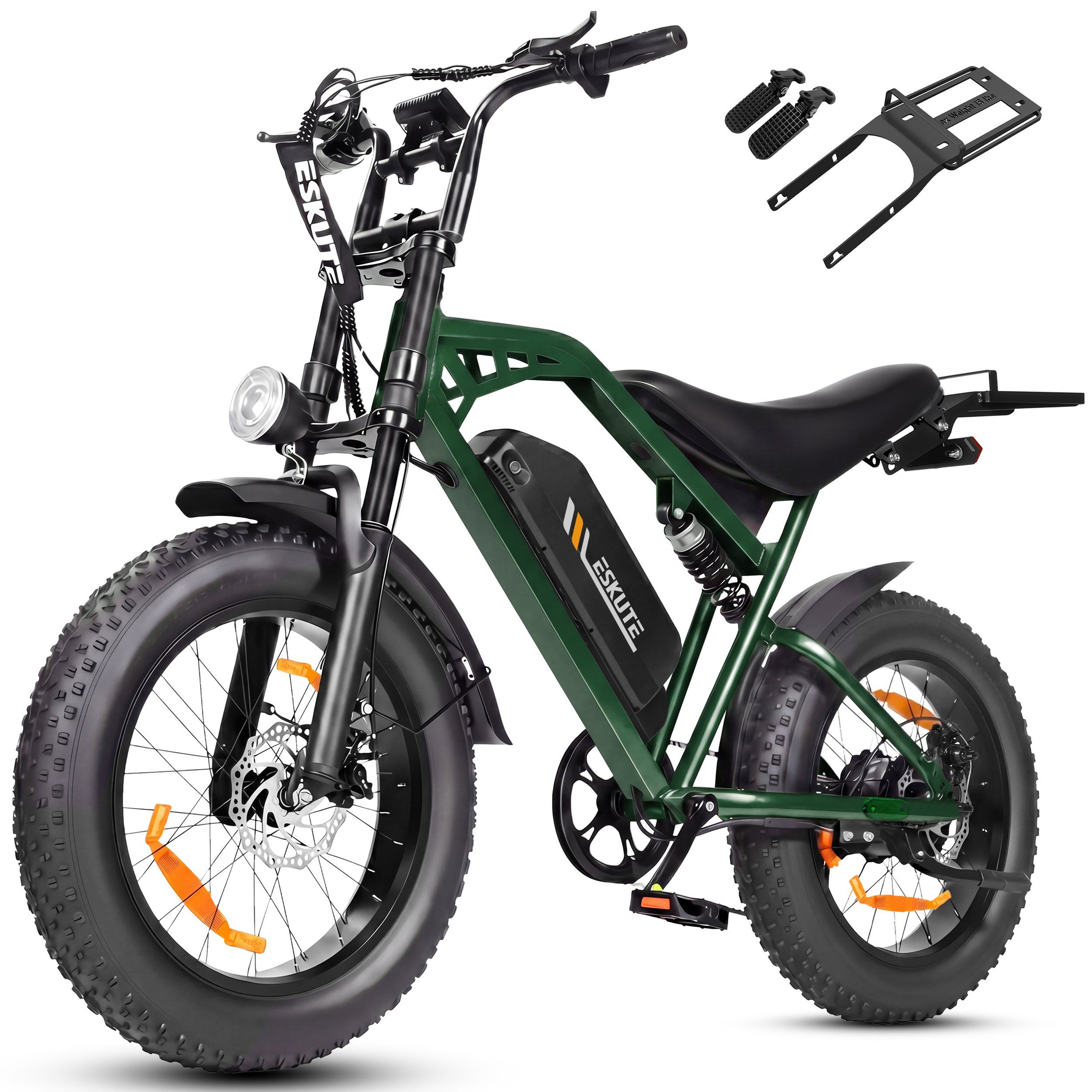 ESKUTE V202 Offroad-Elektrofahrrad, 48V 20,8Ah Akku