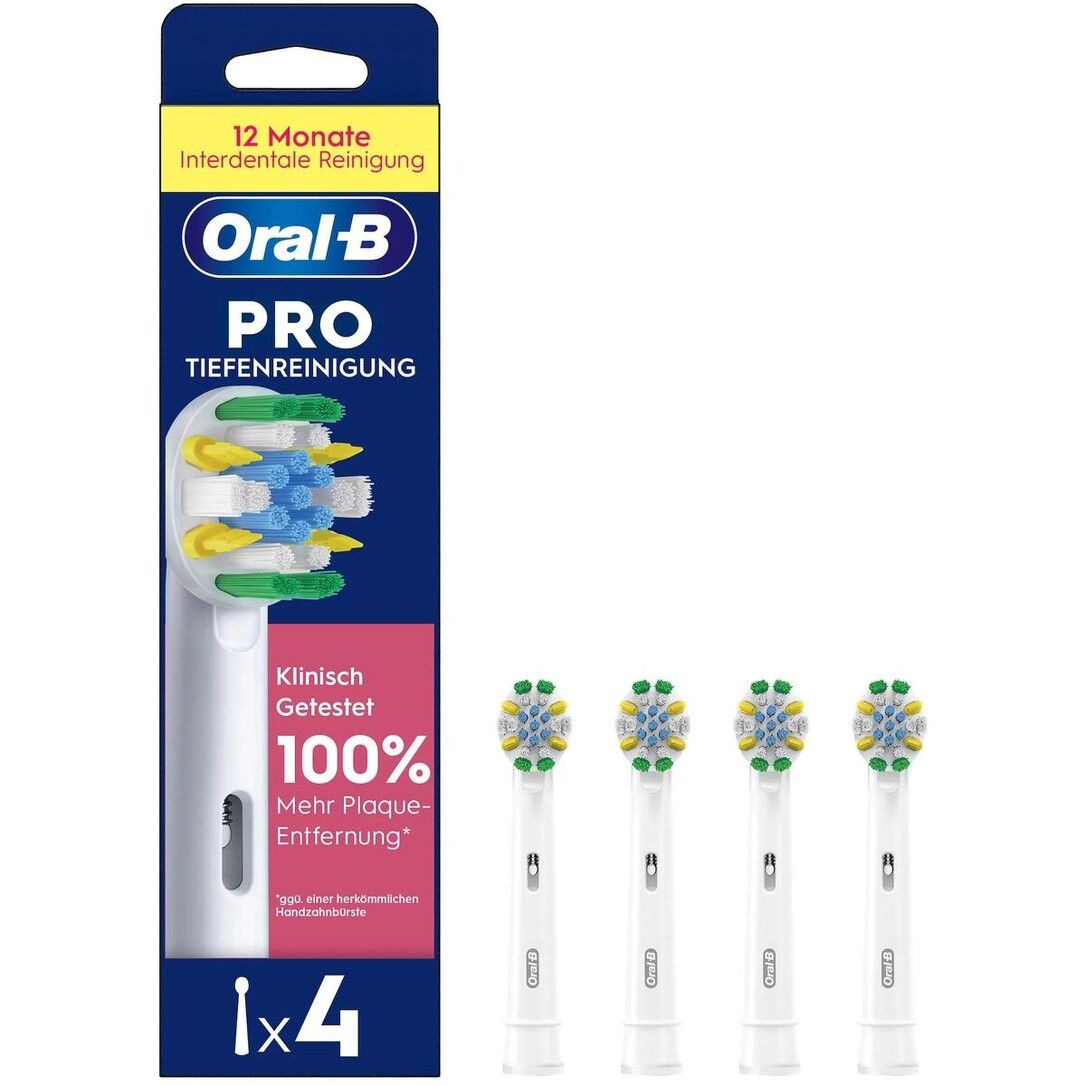 Oral-B Pro Tiefenreinigung 4er Aufsteckbürsten