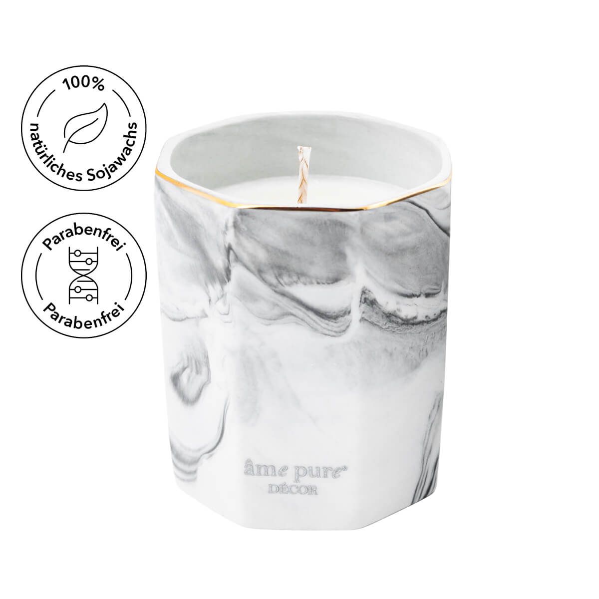 âme pure Duftkerze | Limette, Basilikum & Mandarine