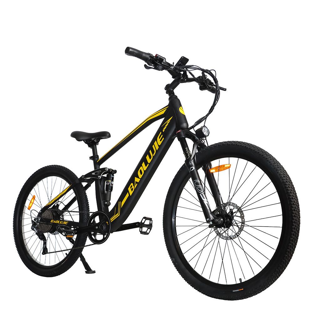 BAOLUJIE S9 Vollgefedertes E-Mountainbike, 48 V, 14 Ah