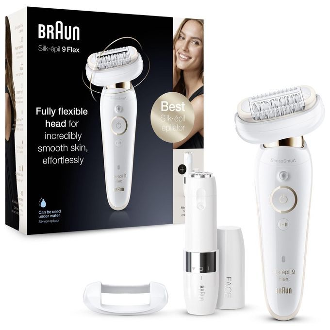 Braun Silk epil 9 Flex 9-005 Epilierer weiß/Gold (SES 9005)
