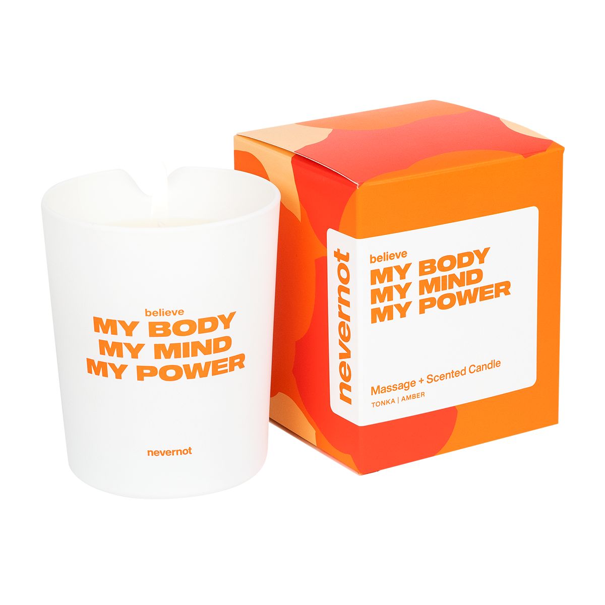 nevernot Duft- & Massagekerzen – Das Set