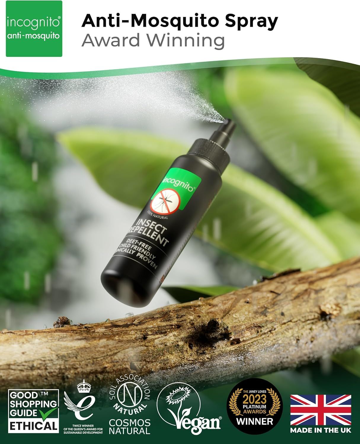 incognito Mückenschutz Spray  Mücken Spray