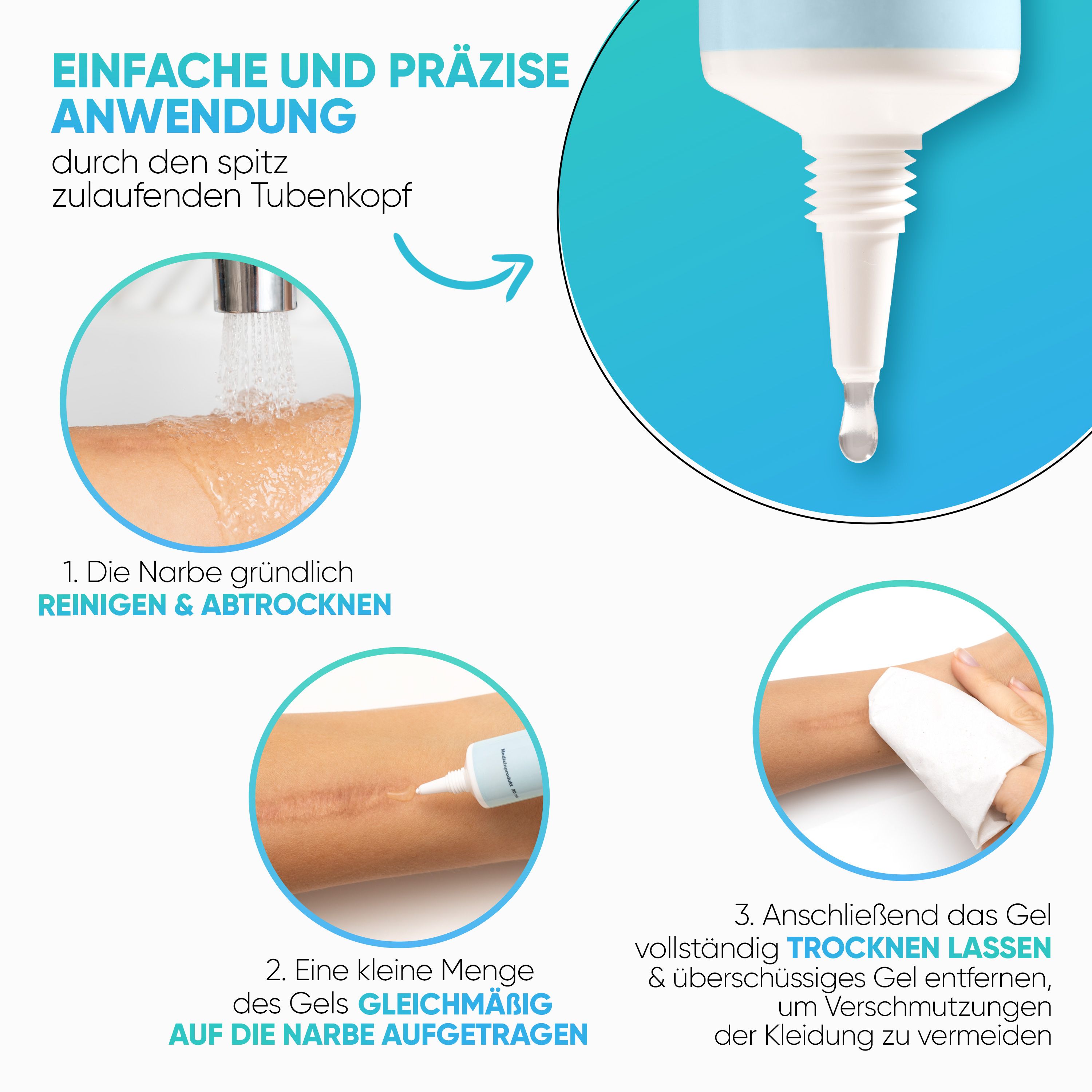 Health Press® Narben Gel