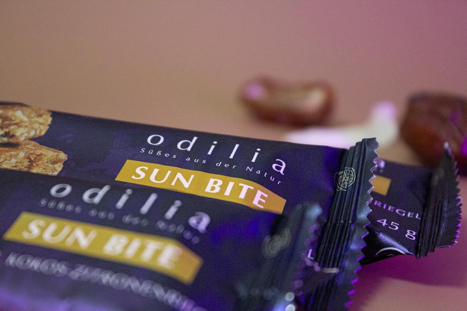 odilia SunBite Bio Dattel-Kokos Zitronenriegel