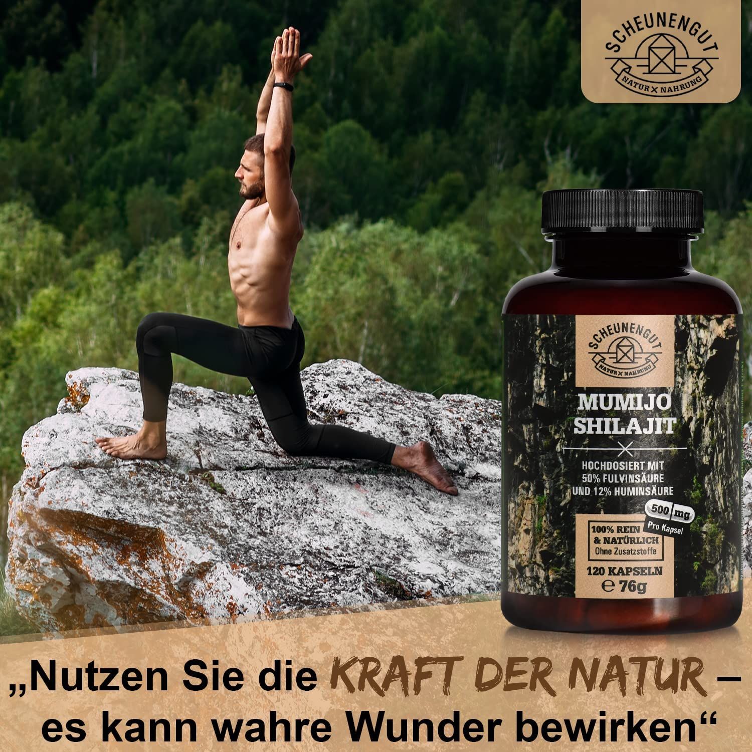 Scheunengut® Shilajit Das Original mit 50 Fulvinsäure & 12
