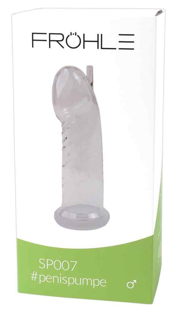 Transparenter Zylinder mit geriffelter Oberfläche und Basis, in Verpackung mit Markenlogo und Produktbezeichnung.