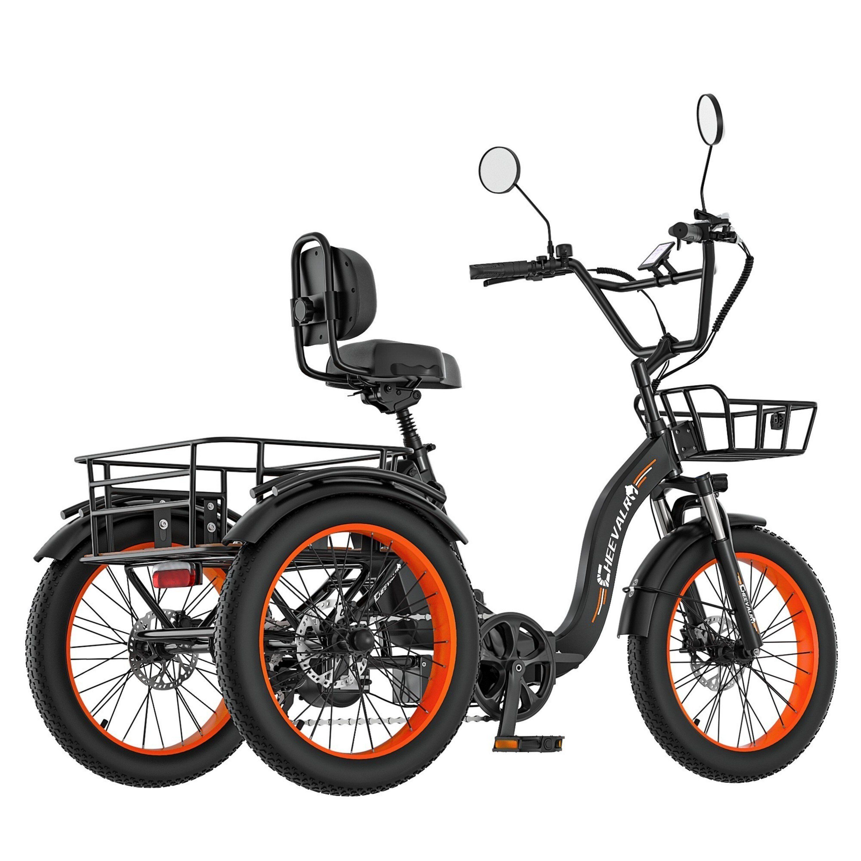 Cheevalry CF750 Elektrisches Lastendreirad mit 48V 20Ah Akku für große Reichweite