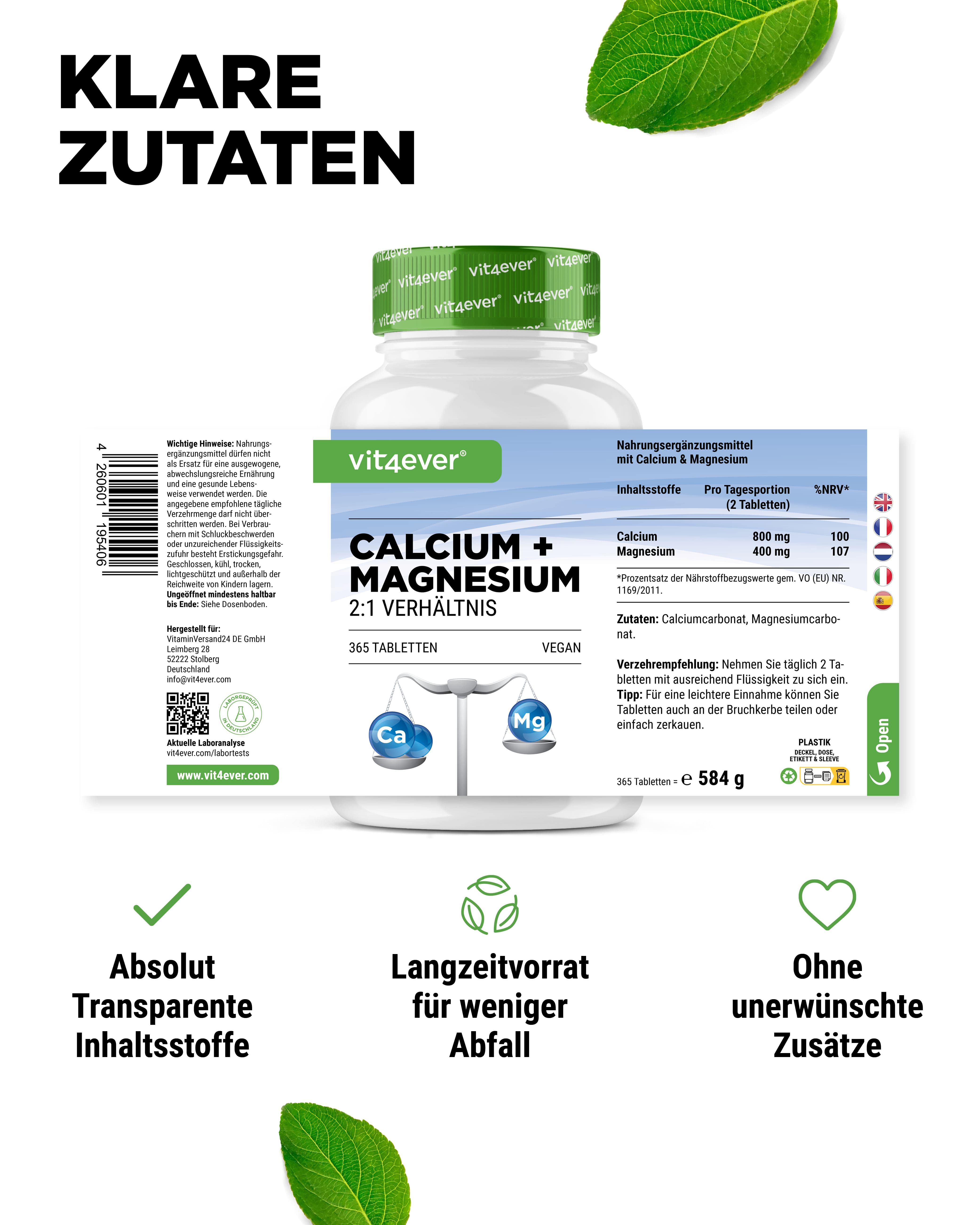 vit4ever Calcium + Magnesium