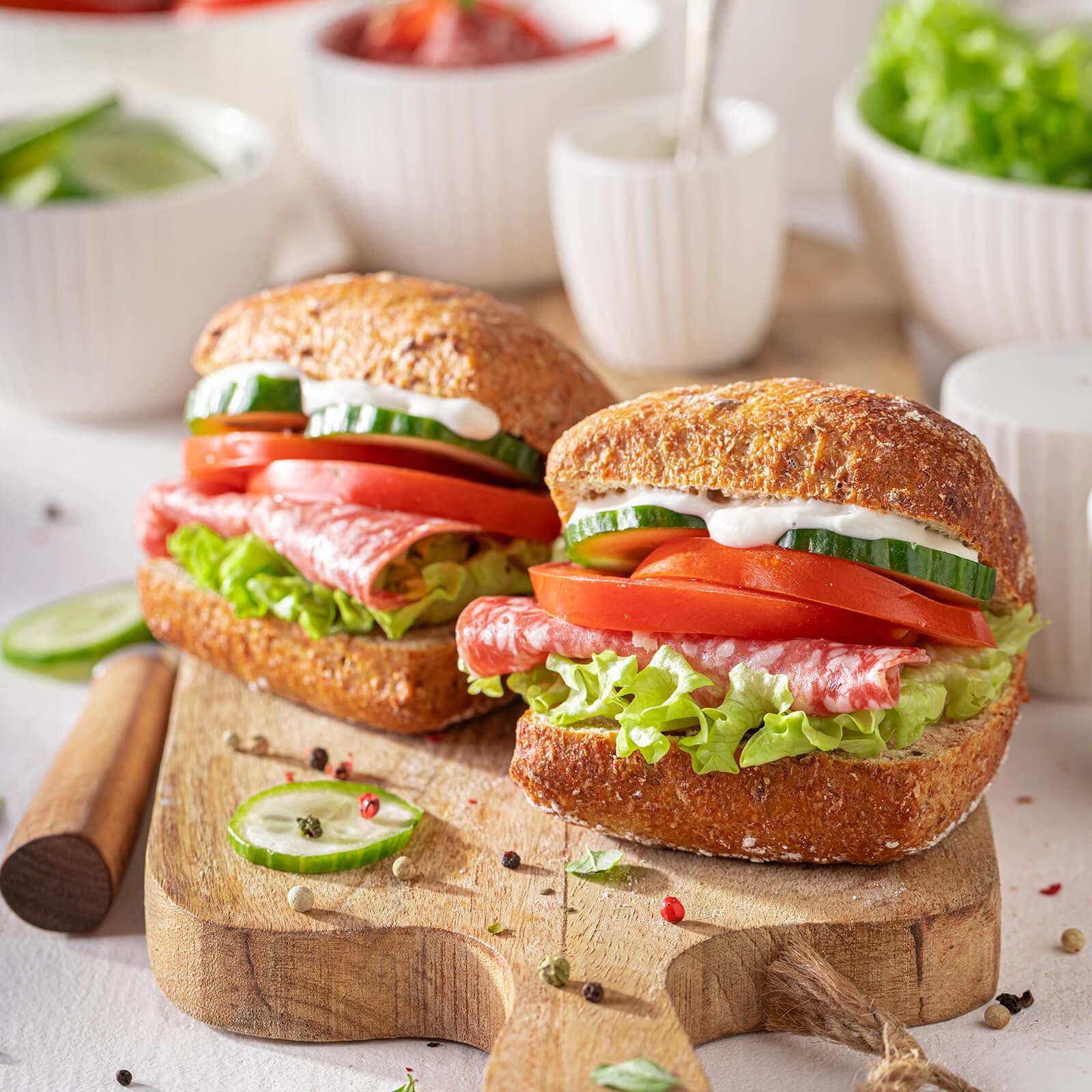 Locawo Low Carb Eiweissbrötchen